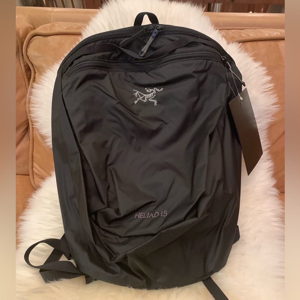 Arc'teryx heliad 15 backpack/black/NWT(firmed peice)